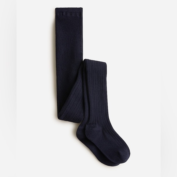 J Crew Girls' ribbed tights 52125 - Picture 1 of 2